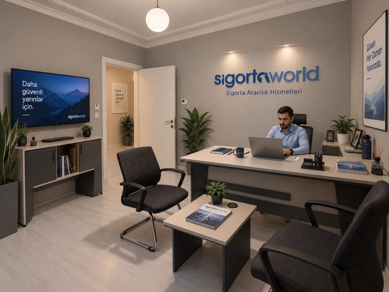 Sigorta World Sigorta Aracılık Hizmetleri görüşme ofisi ve danışmanlık alanı görseli